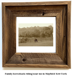 family horseback riding near me in Mayfield, New York